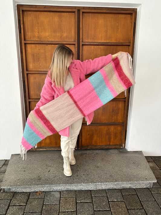 Schal in Pink/ Rosa