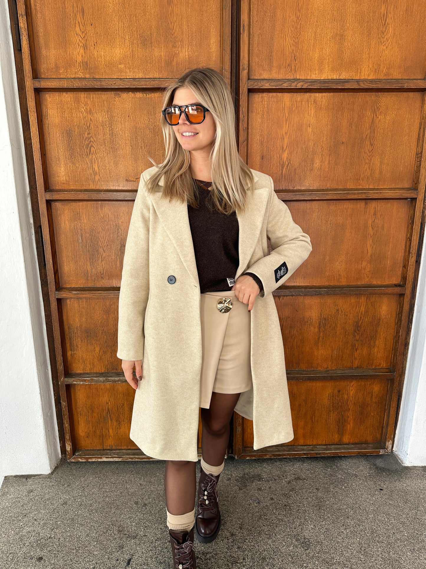 stulpen (socken) in beige