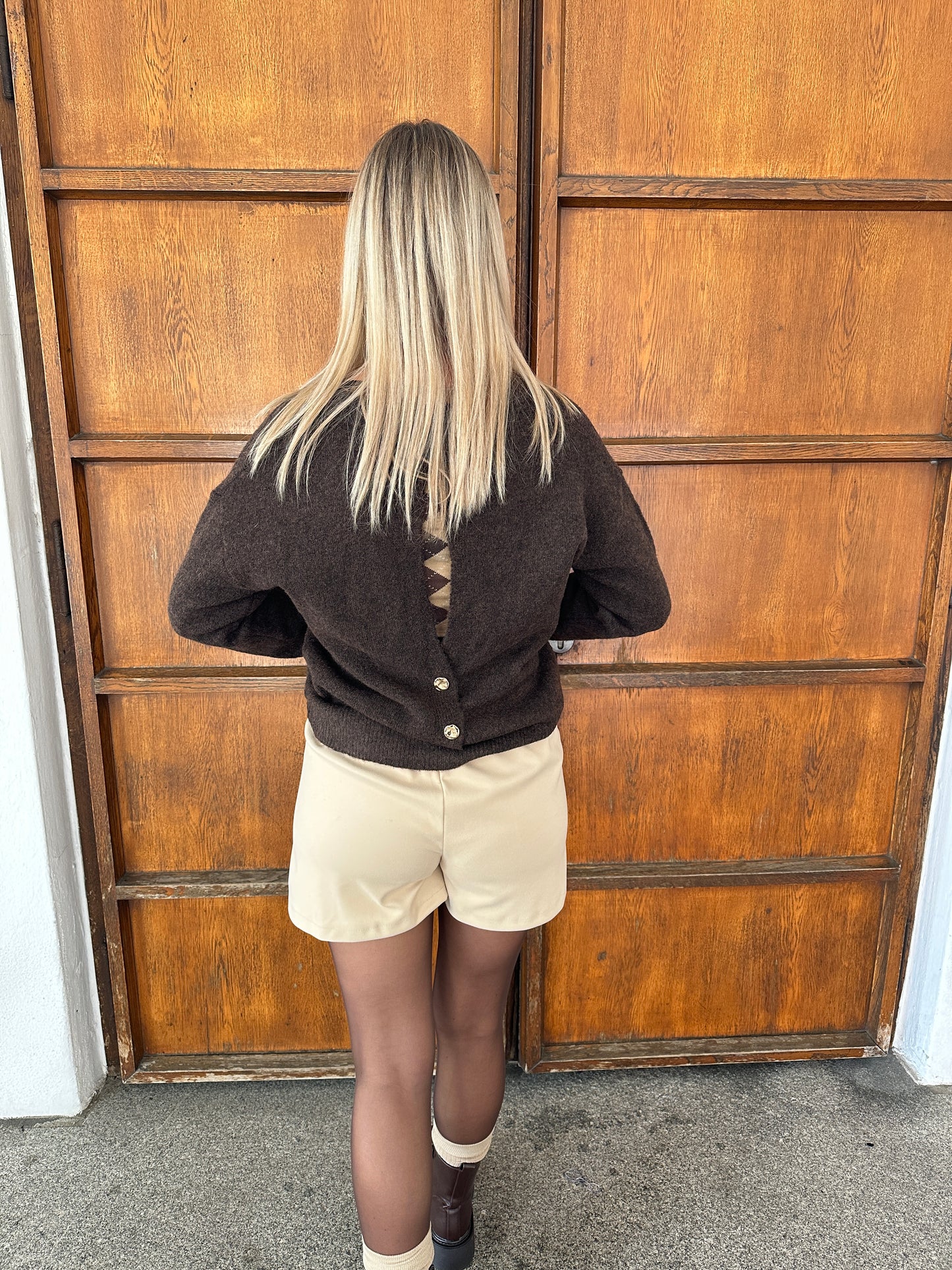 pullover mit schleifen am arm