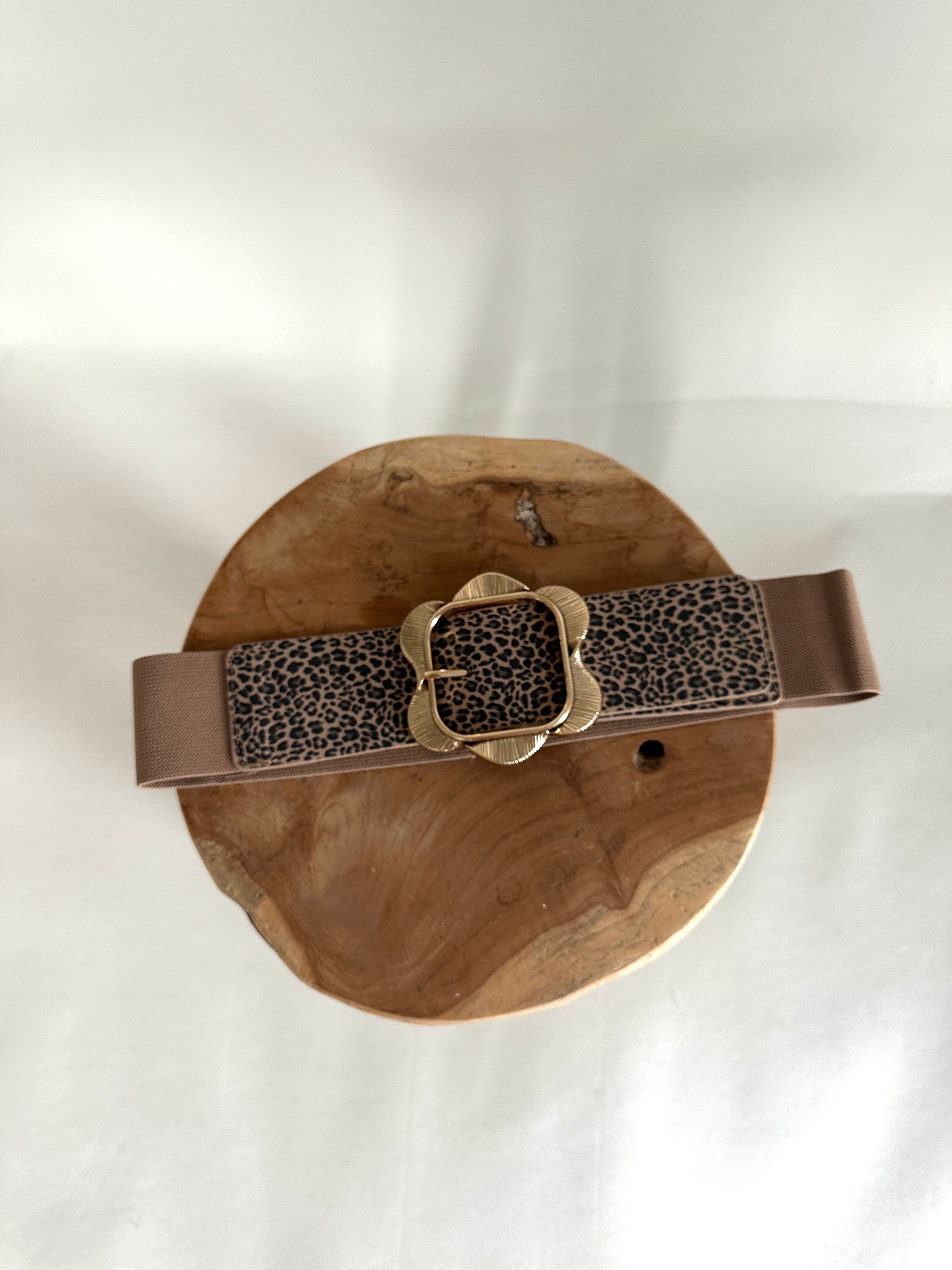 Gürtel in Braun mit Leo