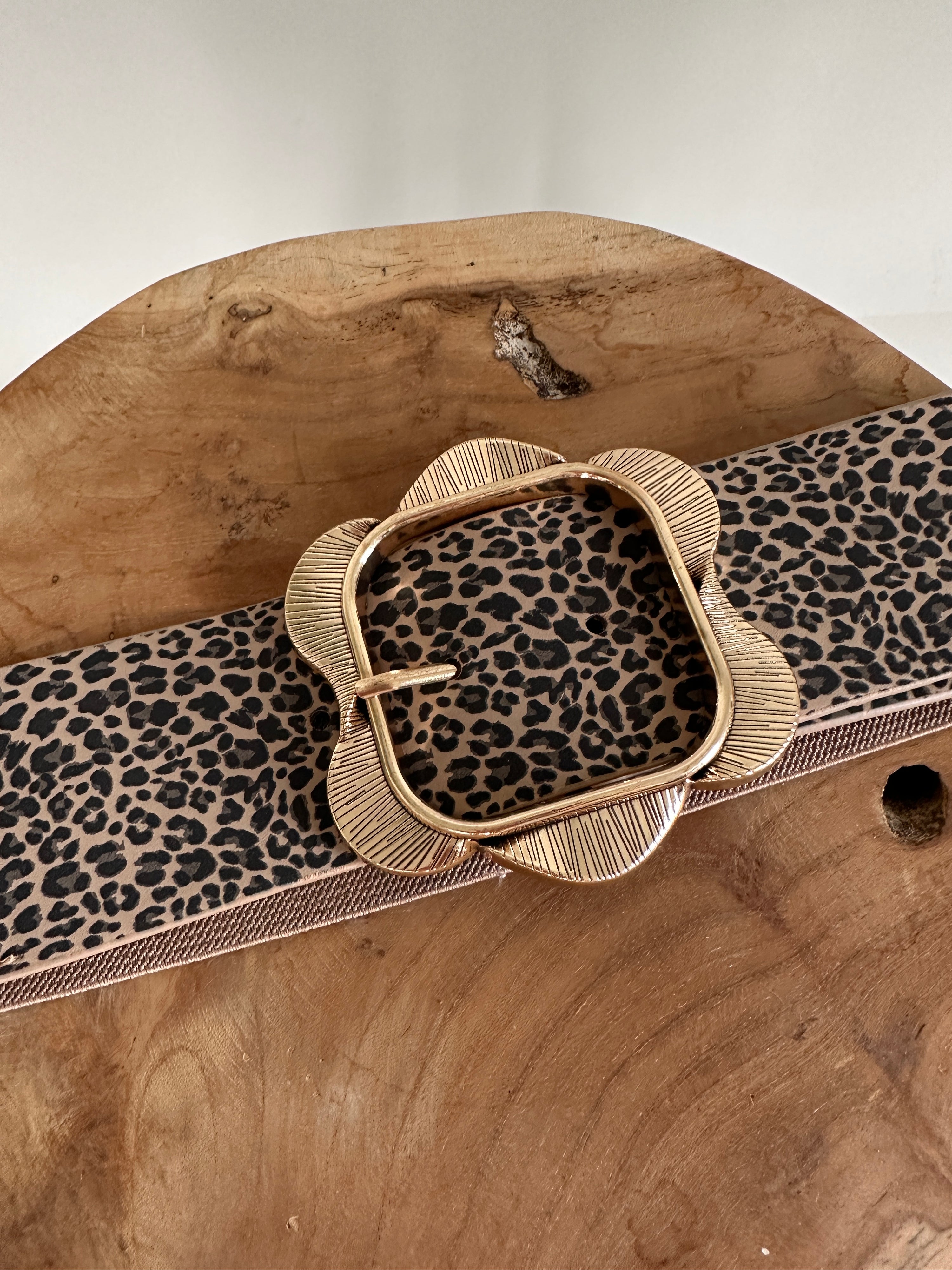 Gürtel in Braun mit Leo