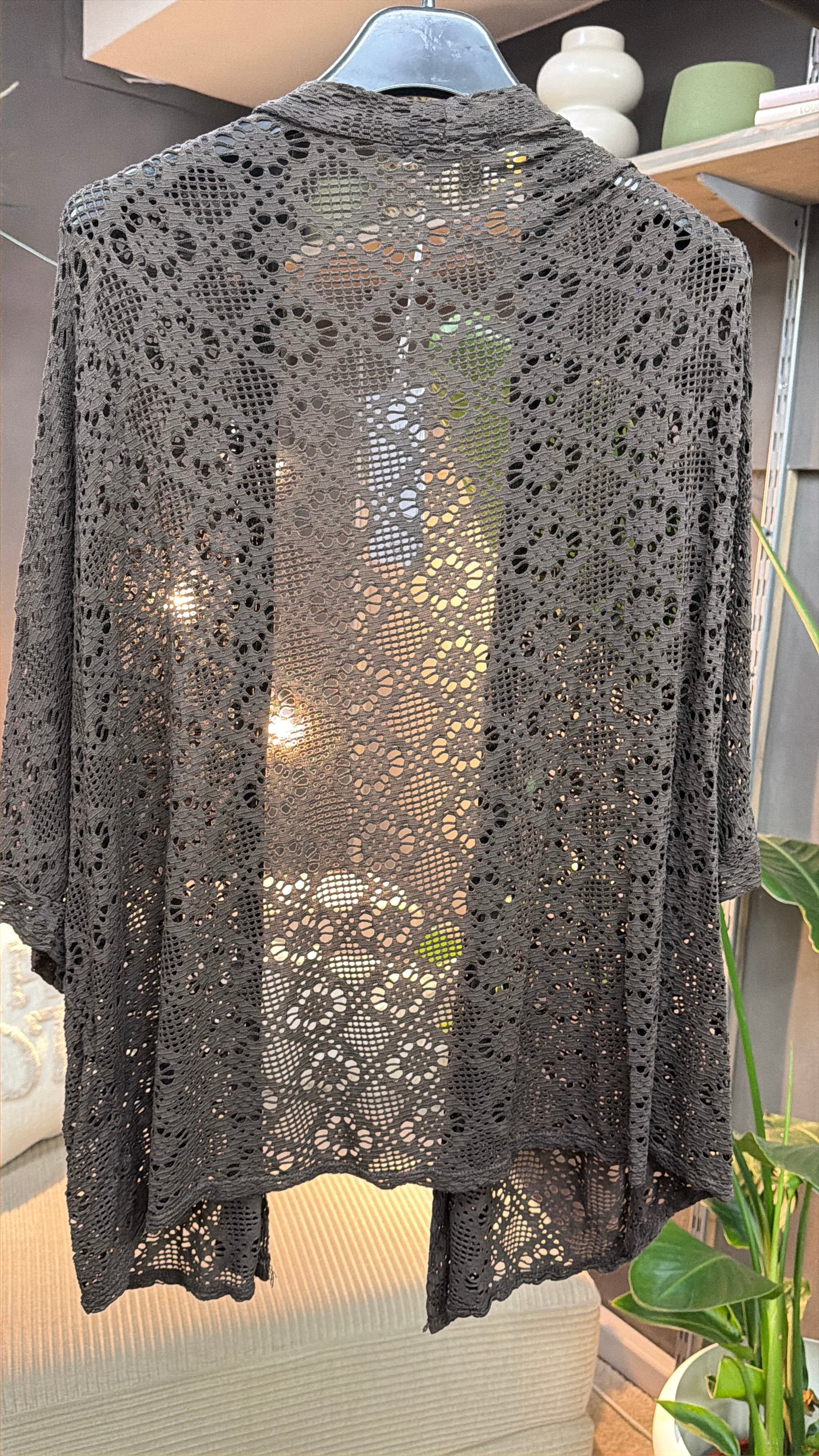 #5 Jacke in Schokobraun Boho