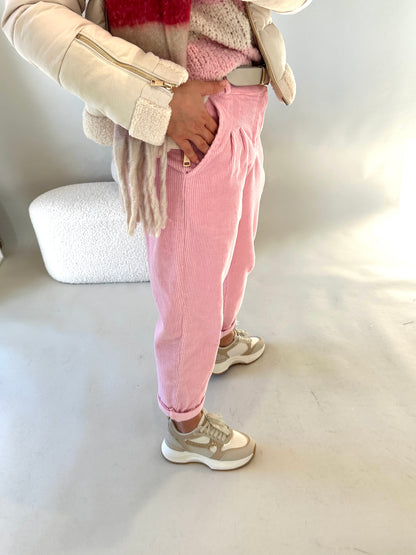Hose in Rosa (Cord)