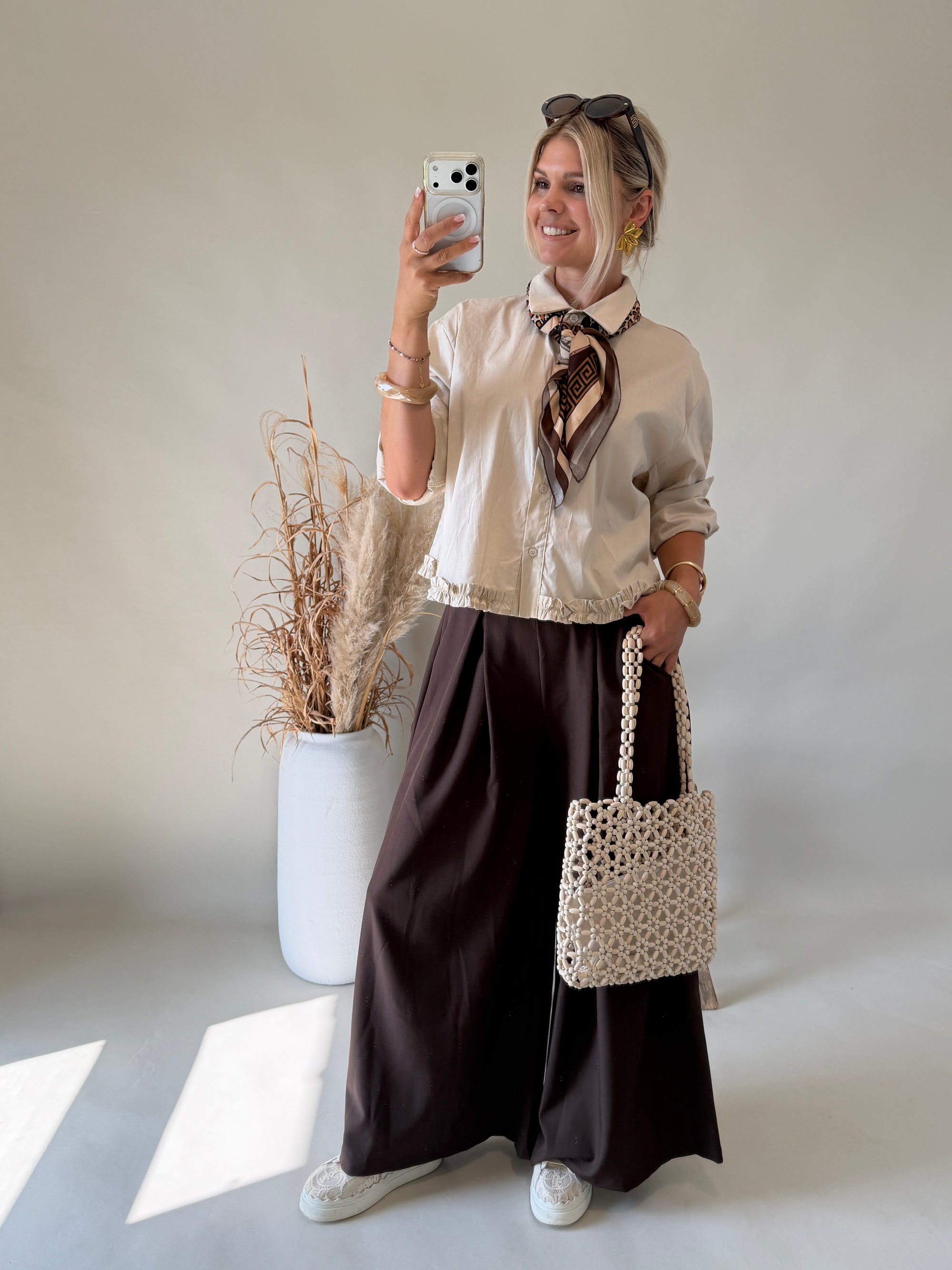 Tasche in Beige