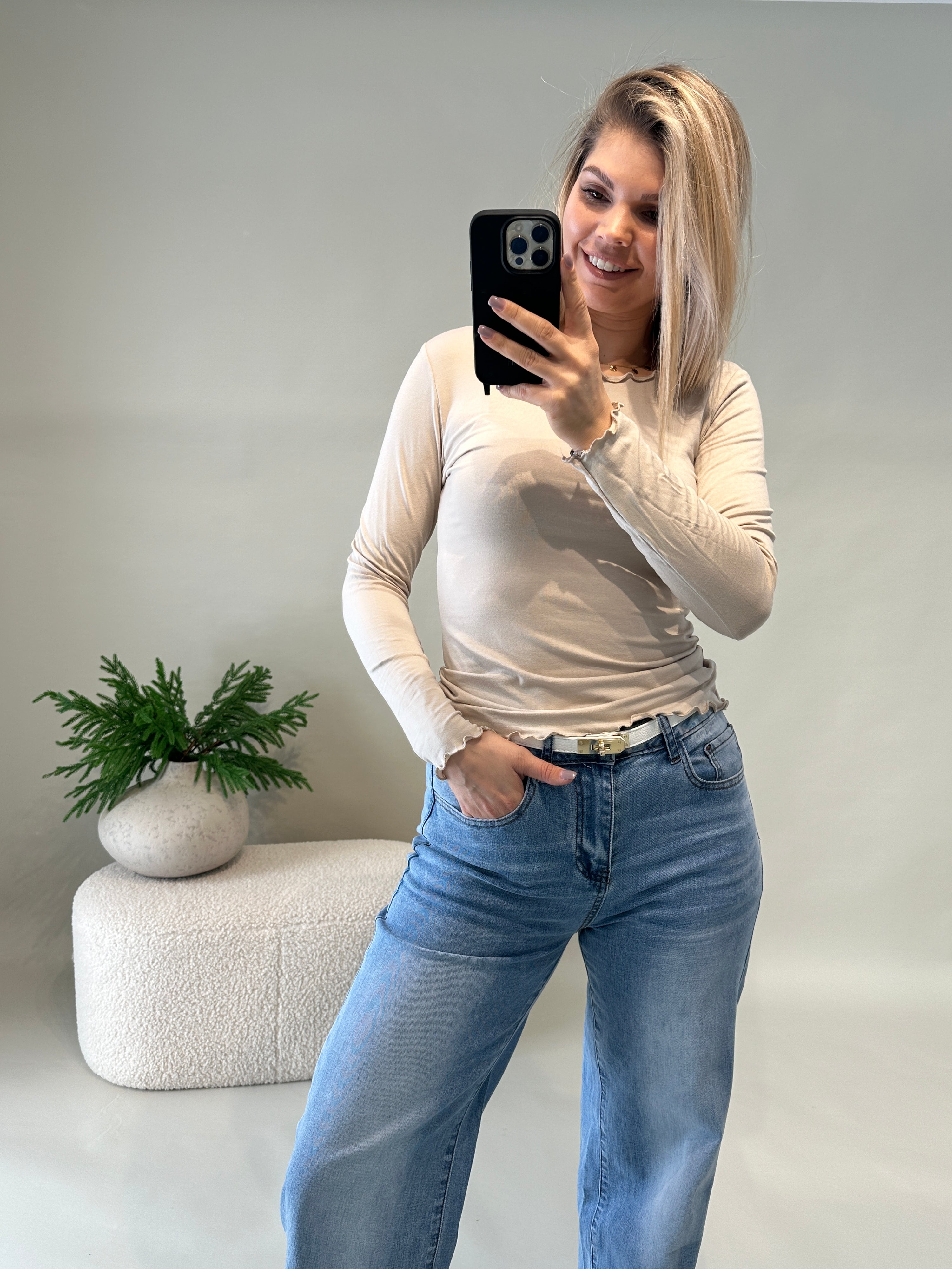 Shirt in Beige