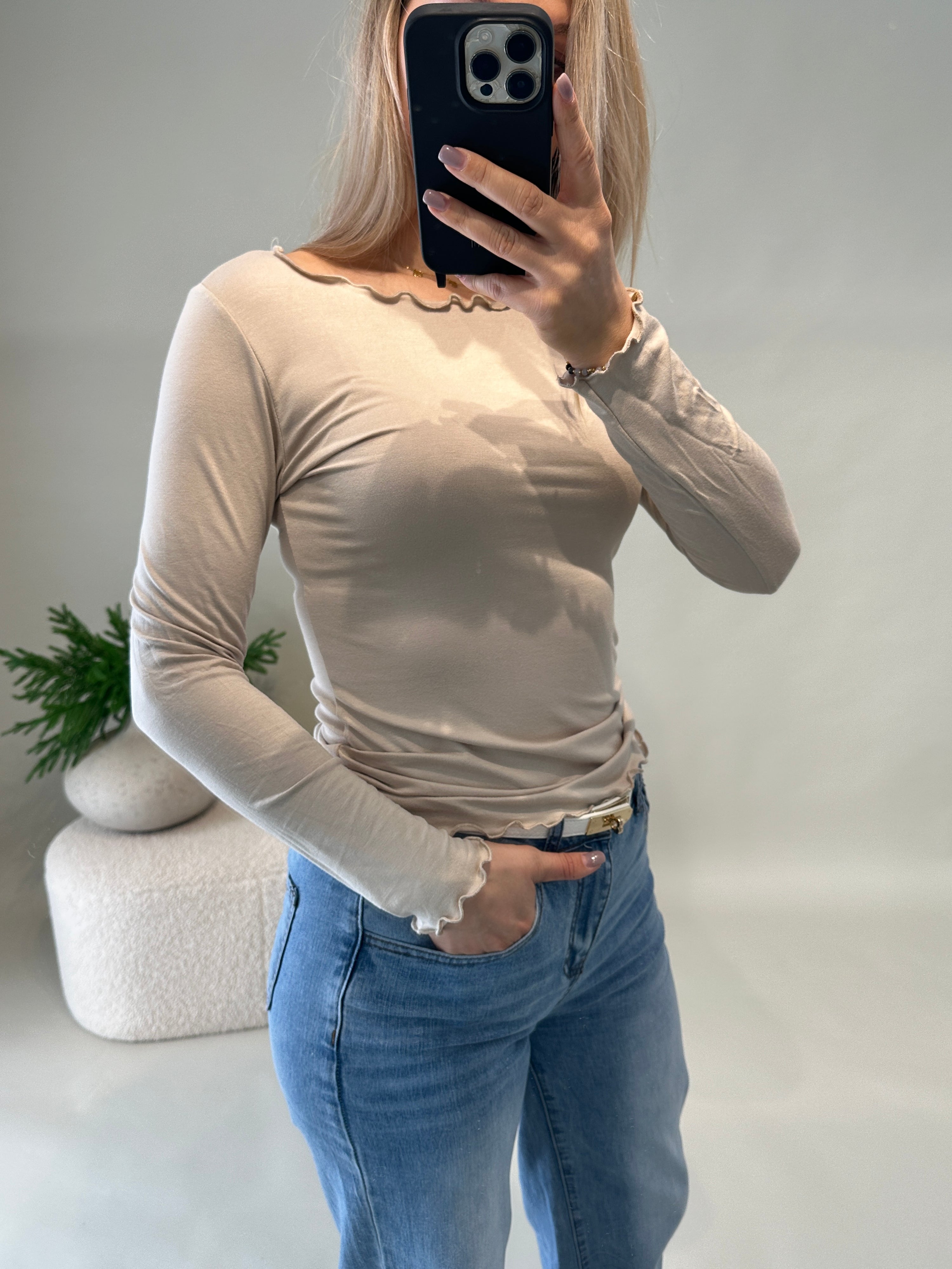 Shirt in Beige