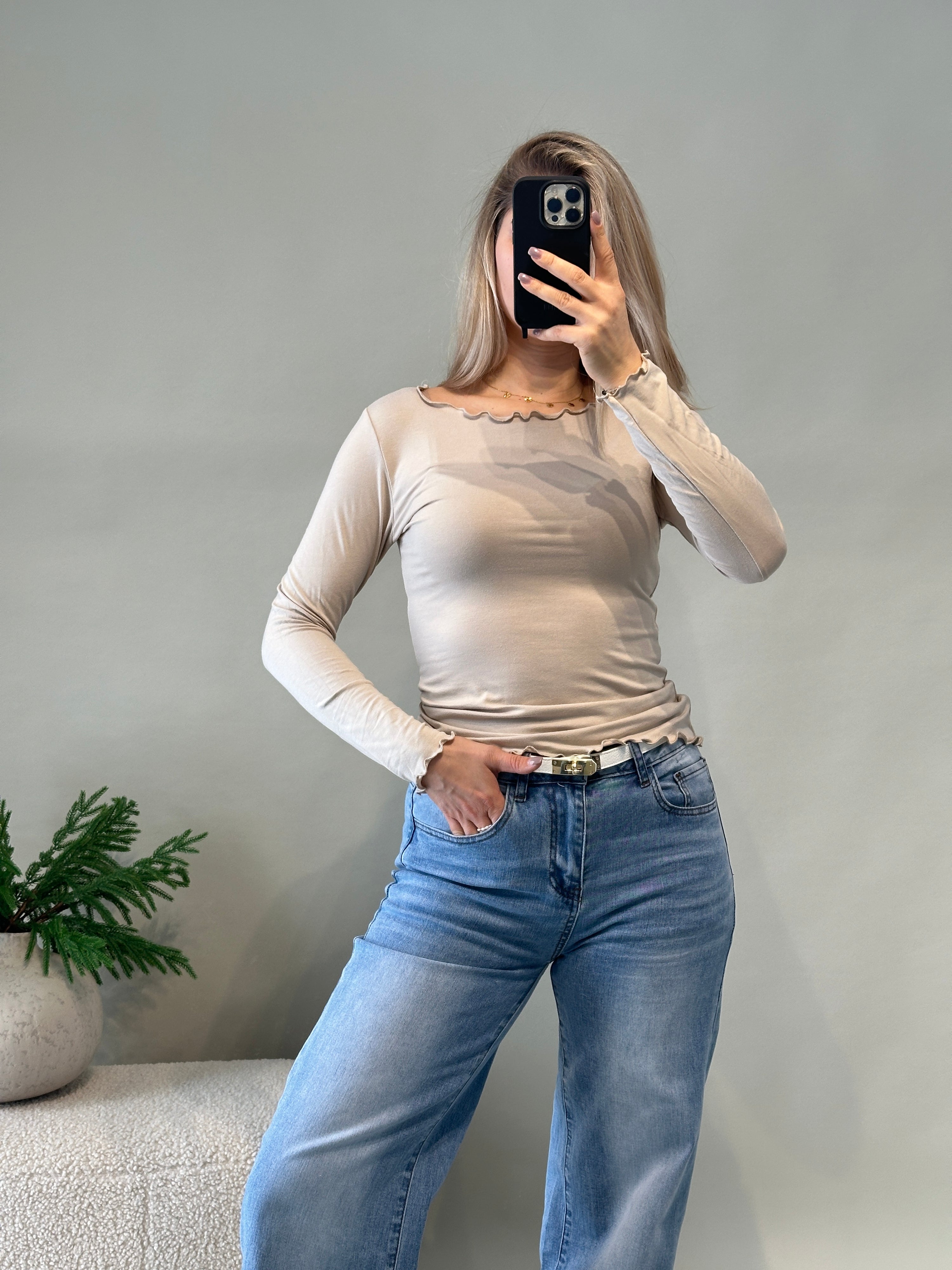 Shirt in Beige