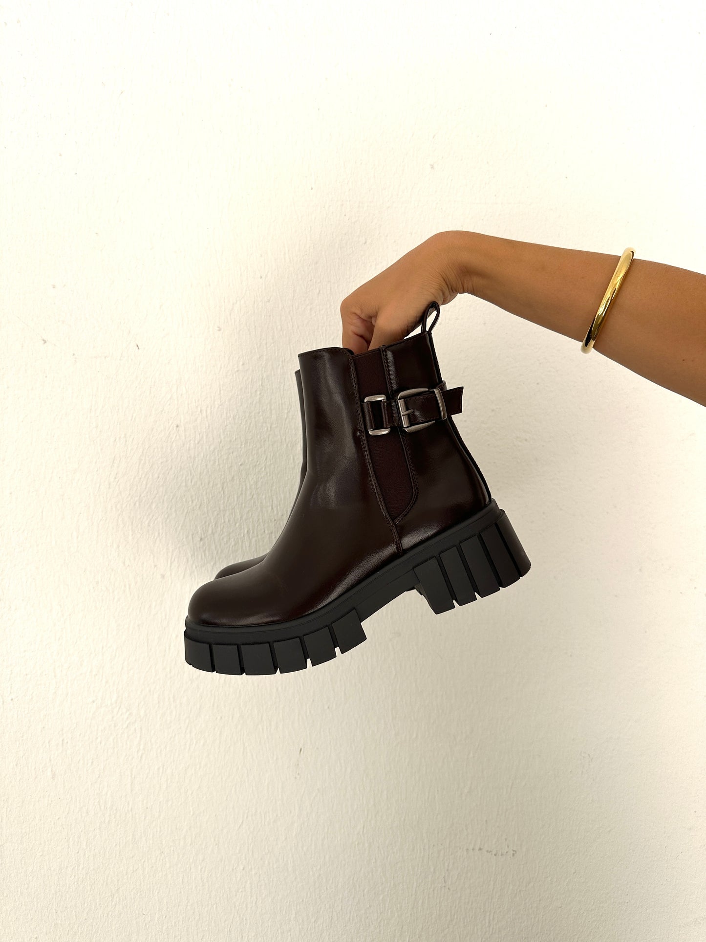 boots in schokobraun