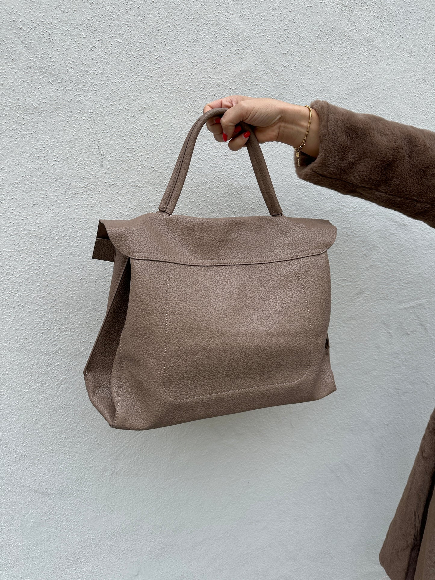 tasche in nussbraun