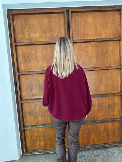 Pullover in Bordorot Ciao Bella