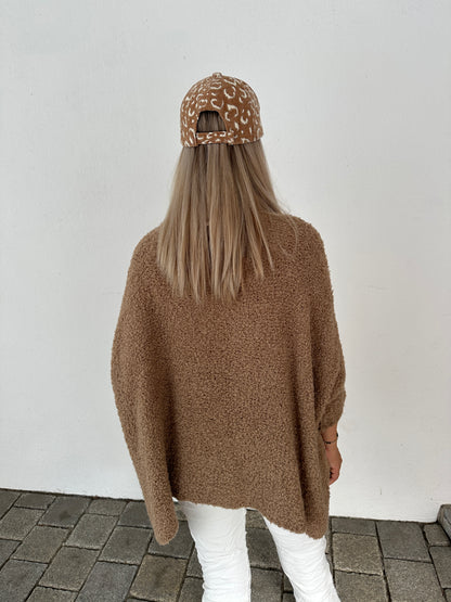 Pullover in Zimt Oversize