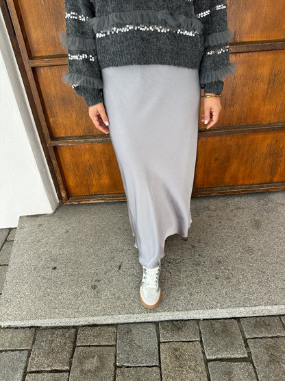 Rock in Hellgrau (Satin)