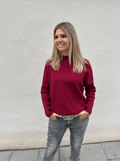 Pullover in Bordorot