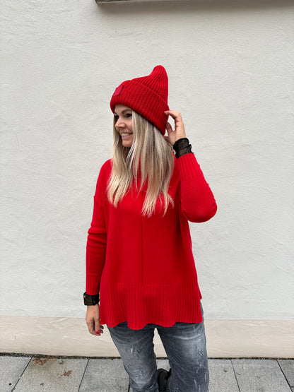 Pullover in Rot