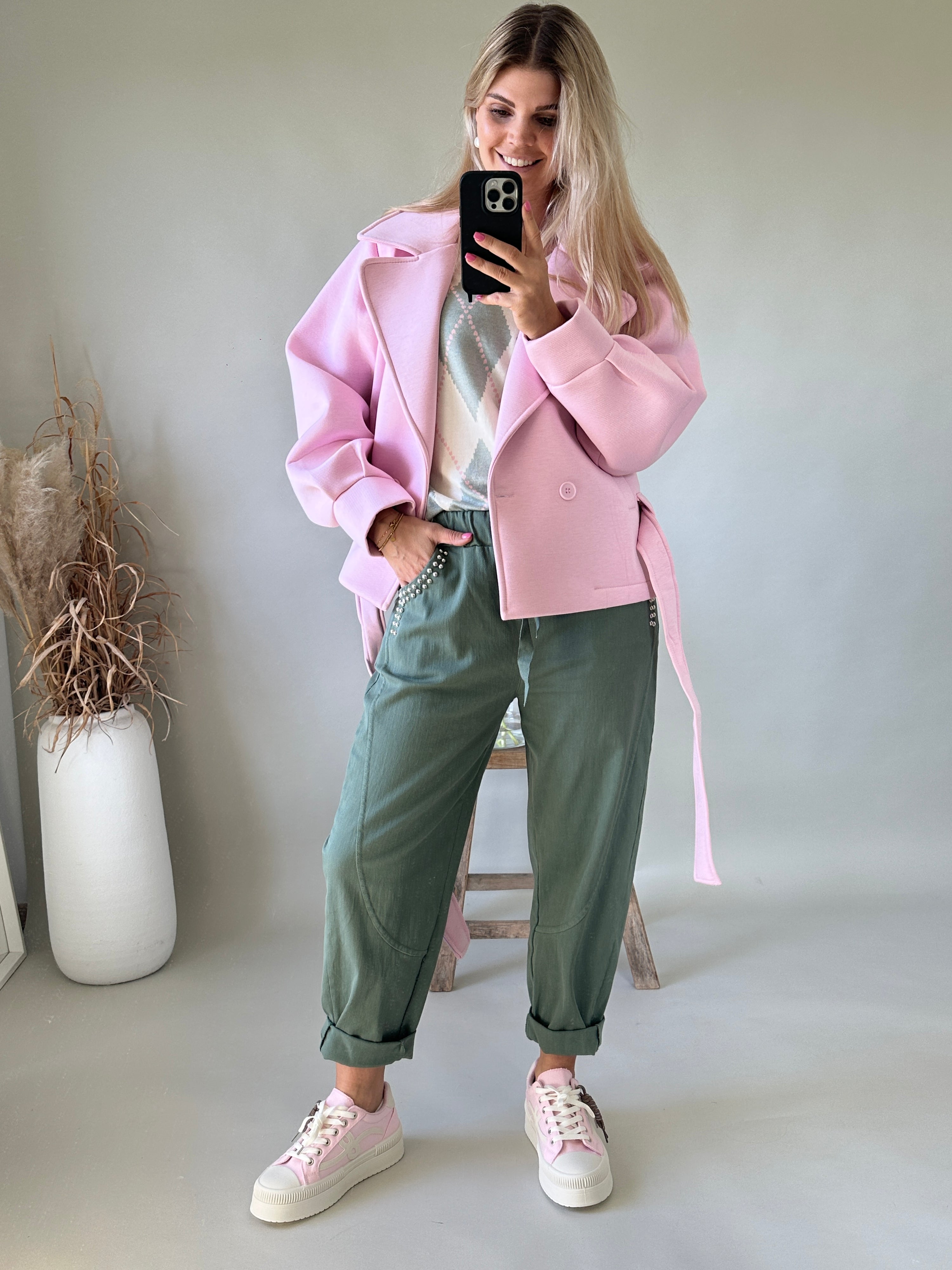 Jacke in Rosa