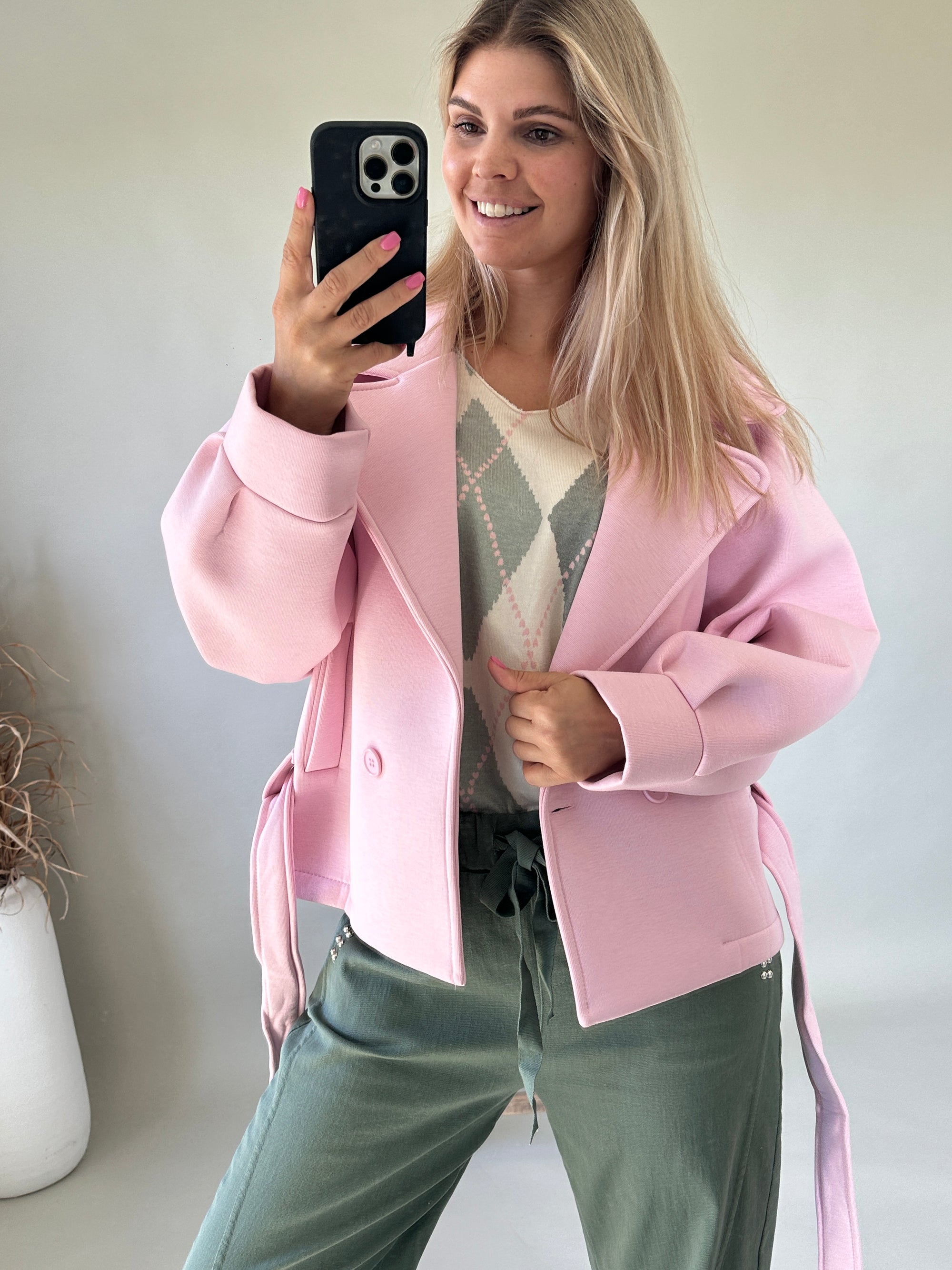 Jacke in Rosa