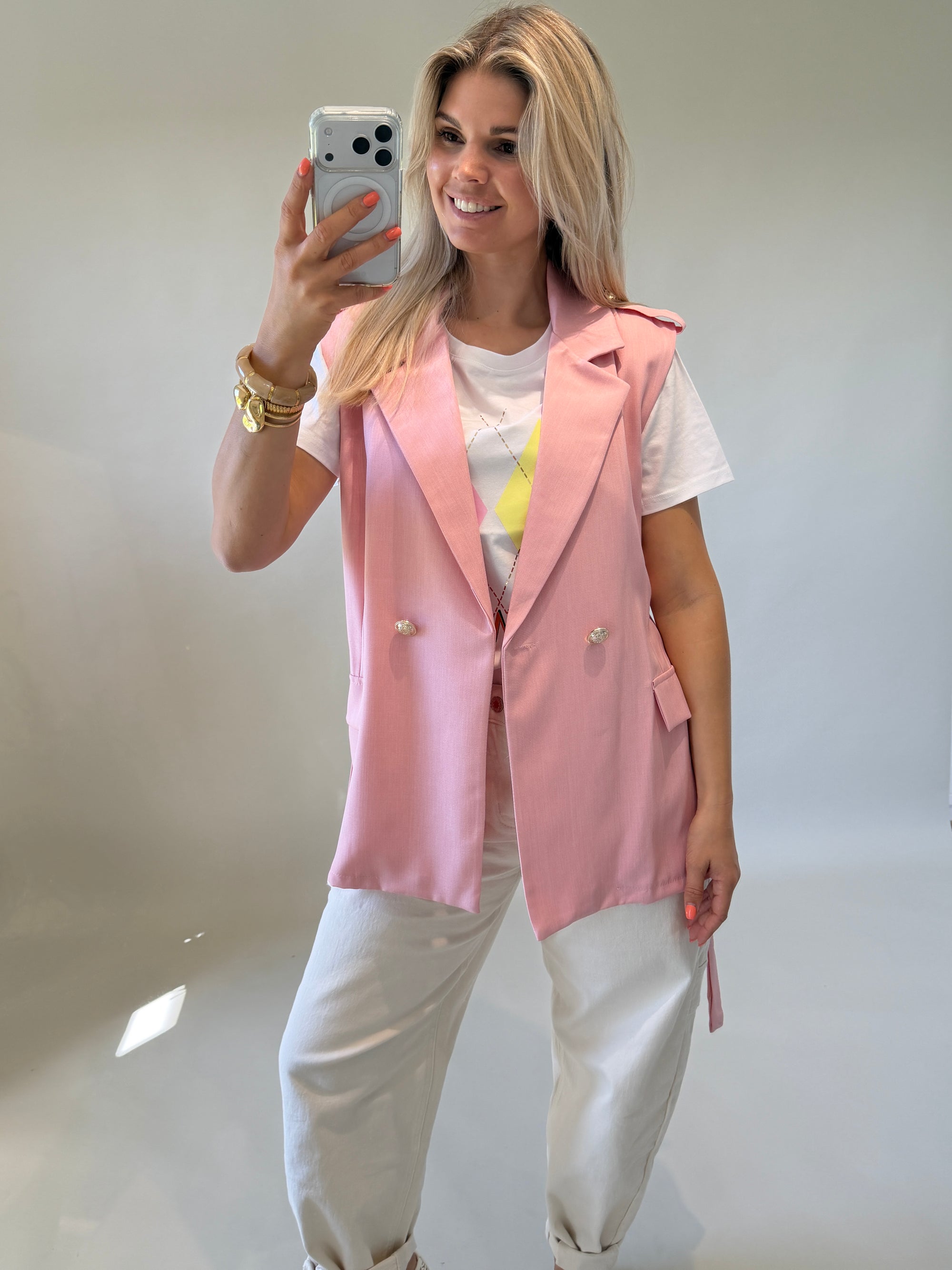 Blazer in Rosa ( Kurzarm )