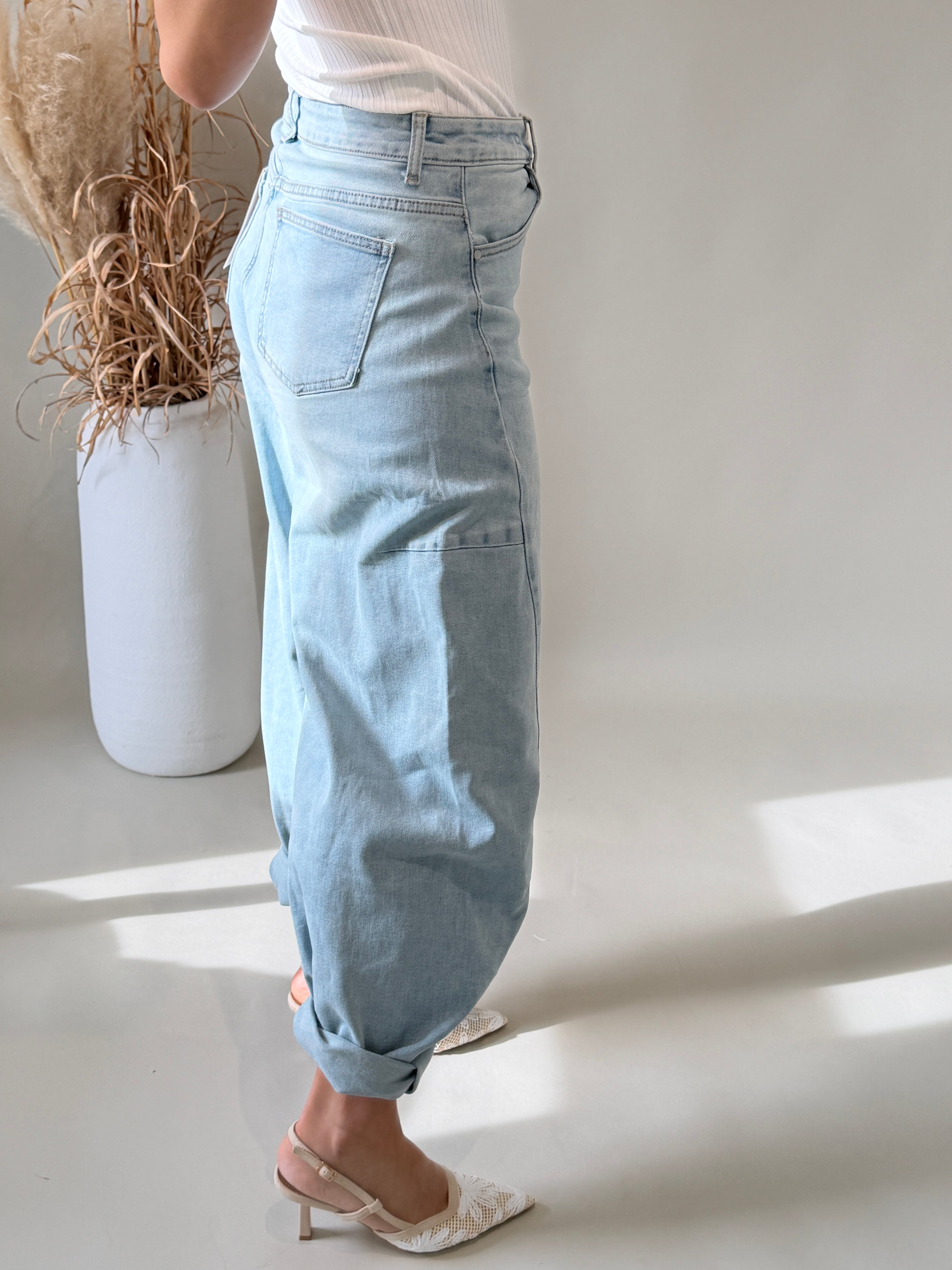 Jeans ( Ballon )  Helle Auswaschung