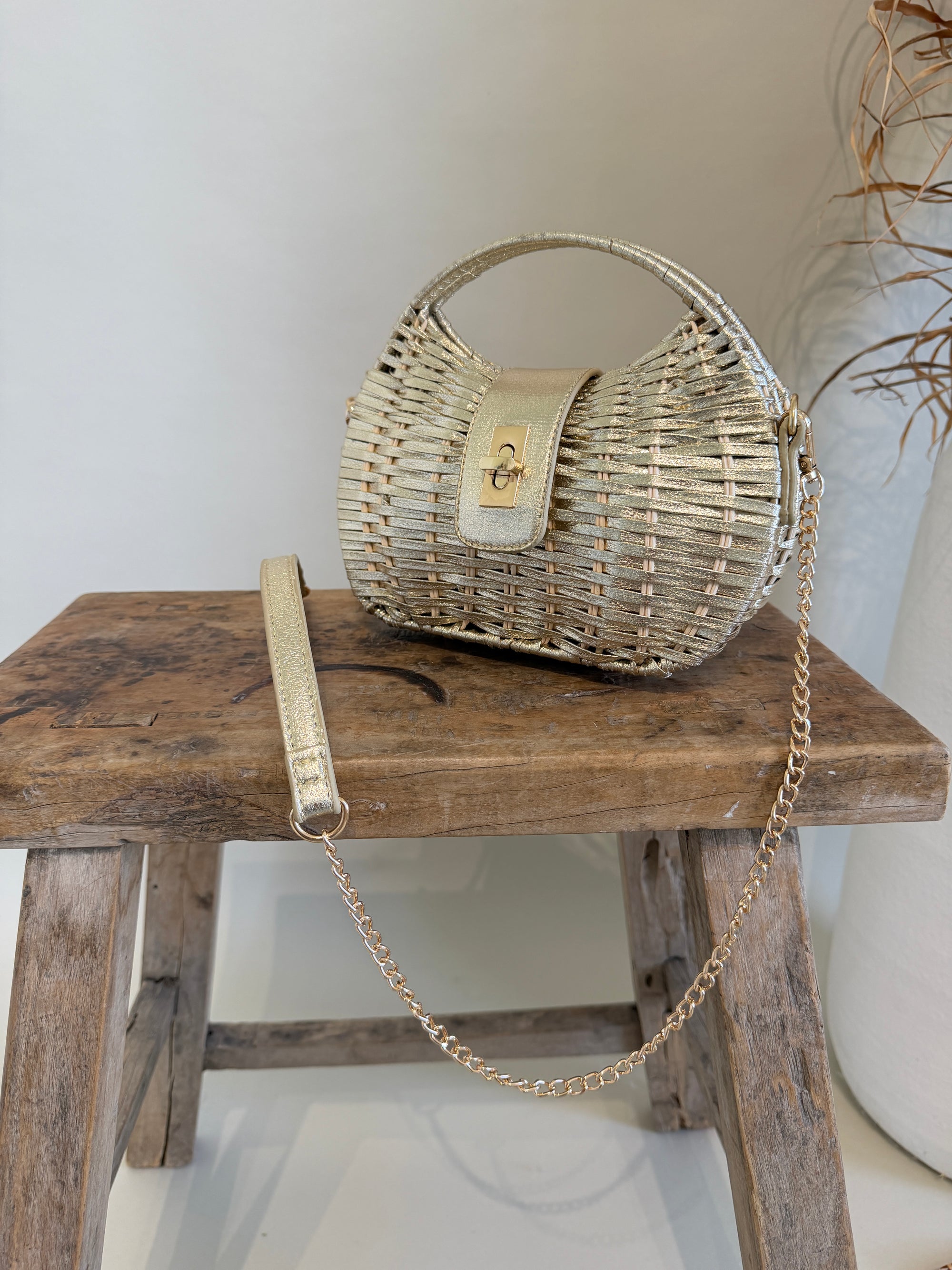 Tasche in Gold