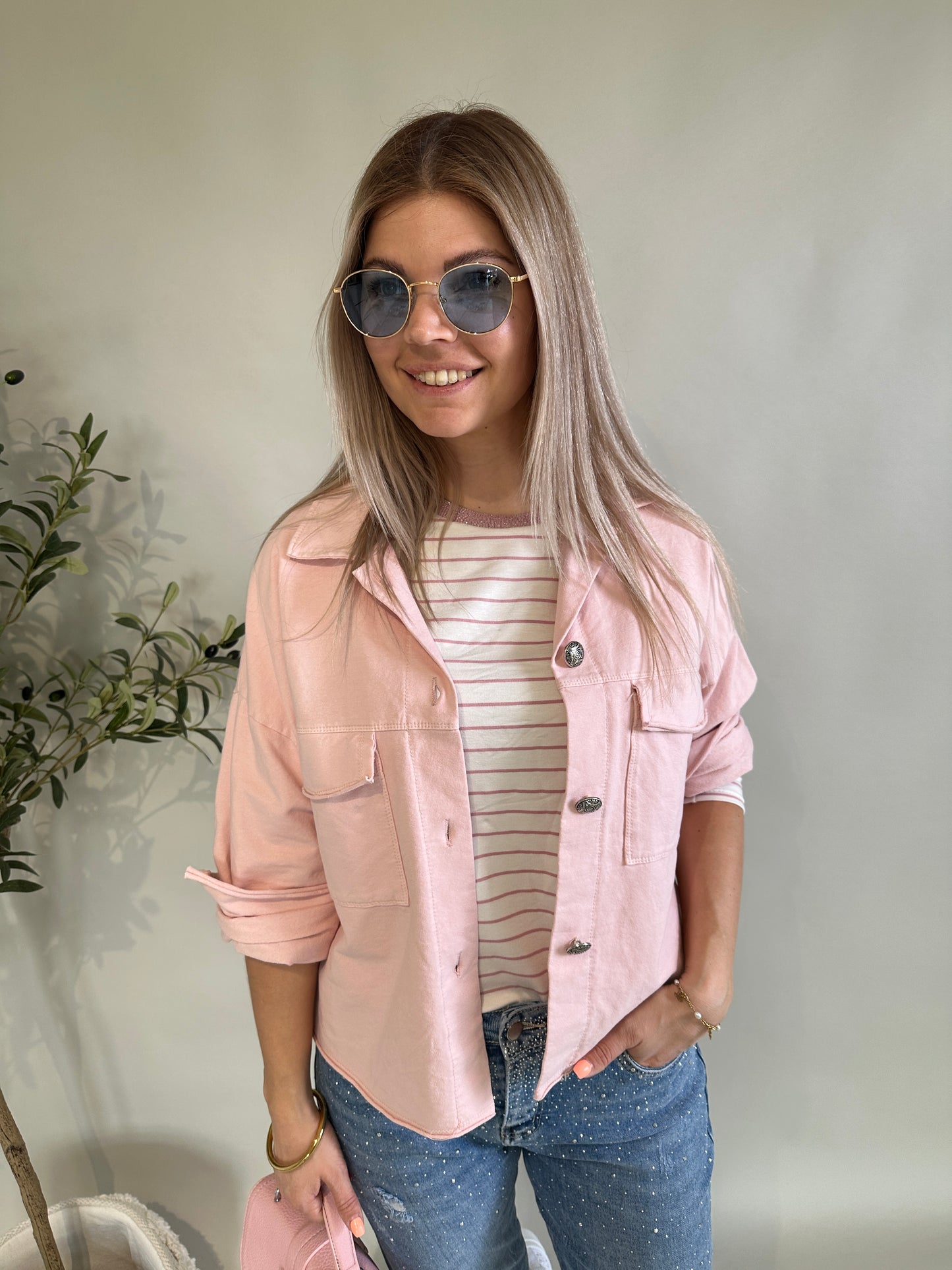 jacke in rosa