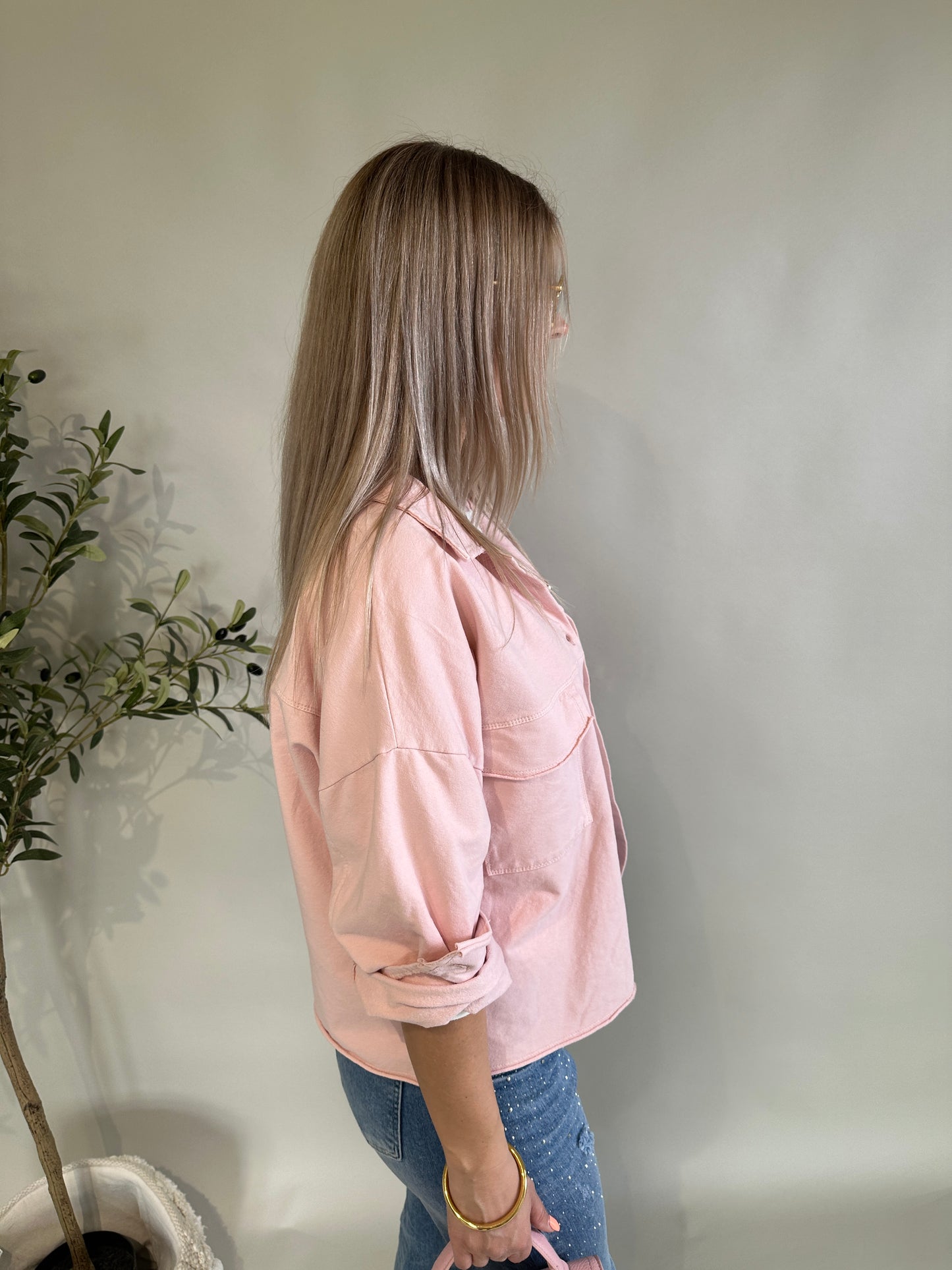 jacke in rosa