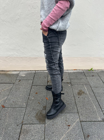 Jeans in Grau S.Woman