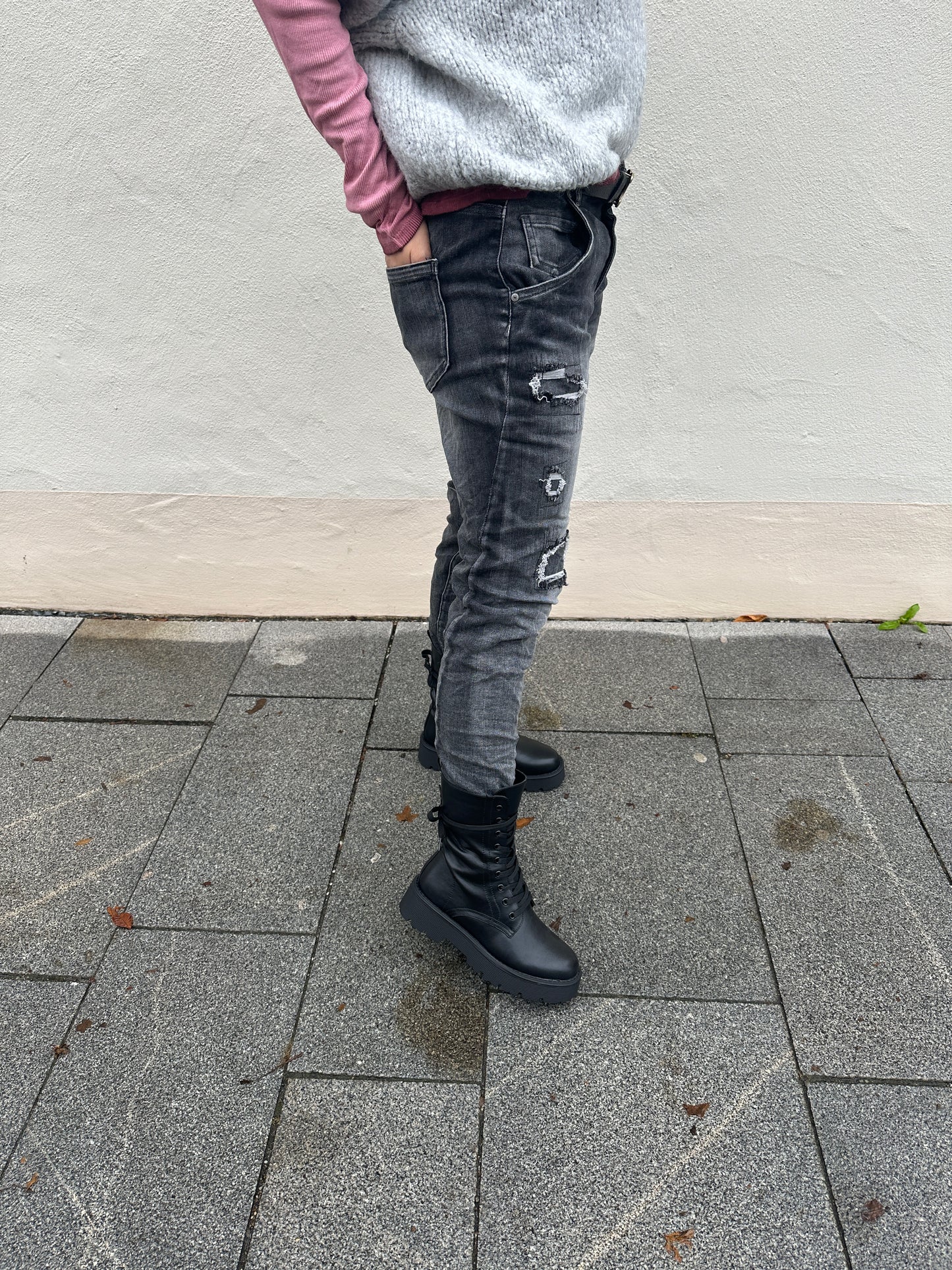 jeans in grau s.woman