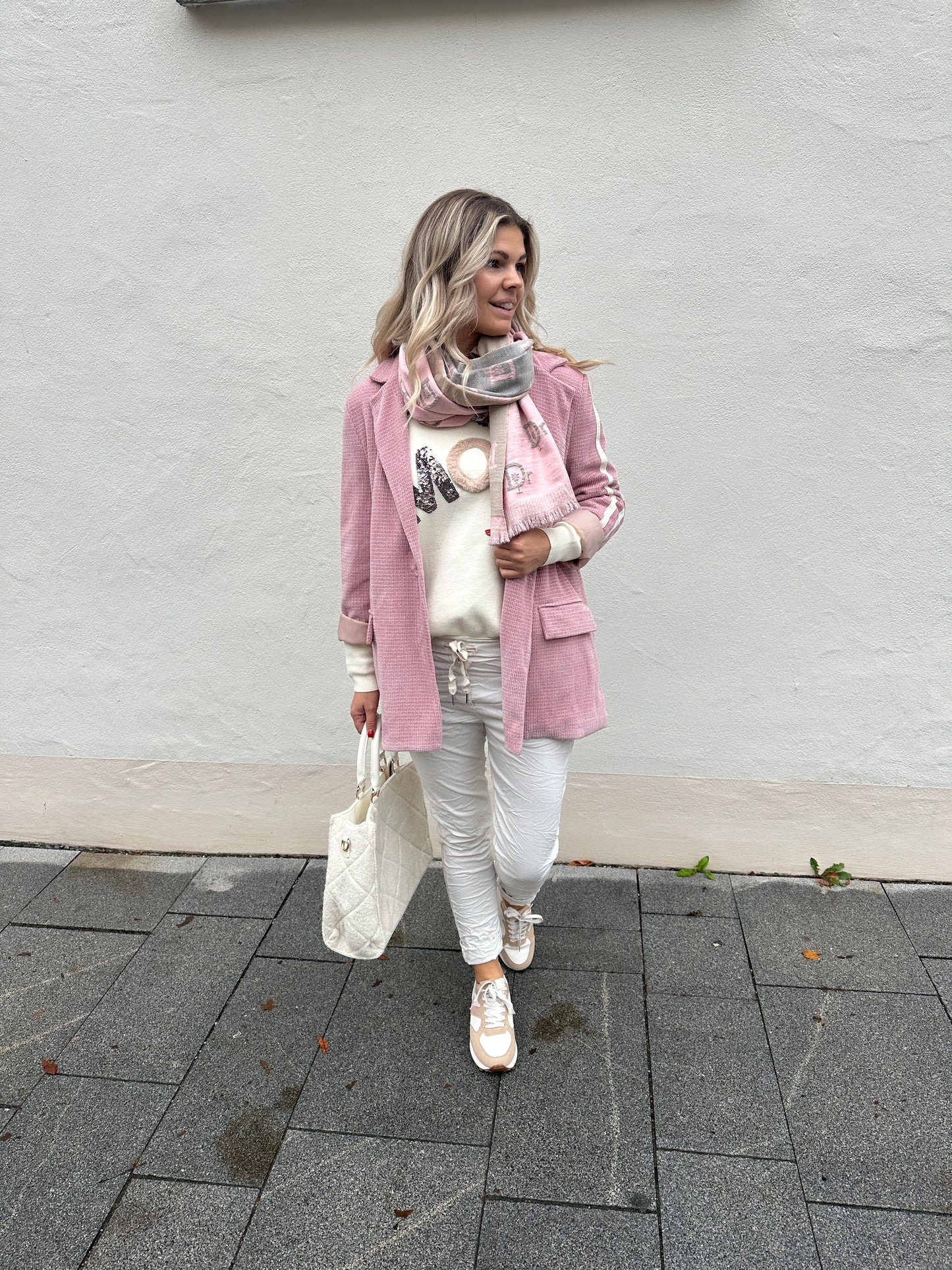 blazer in rosa