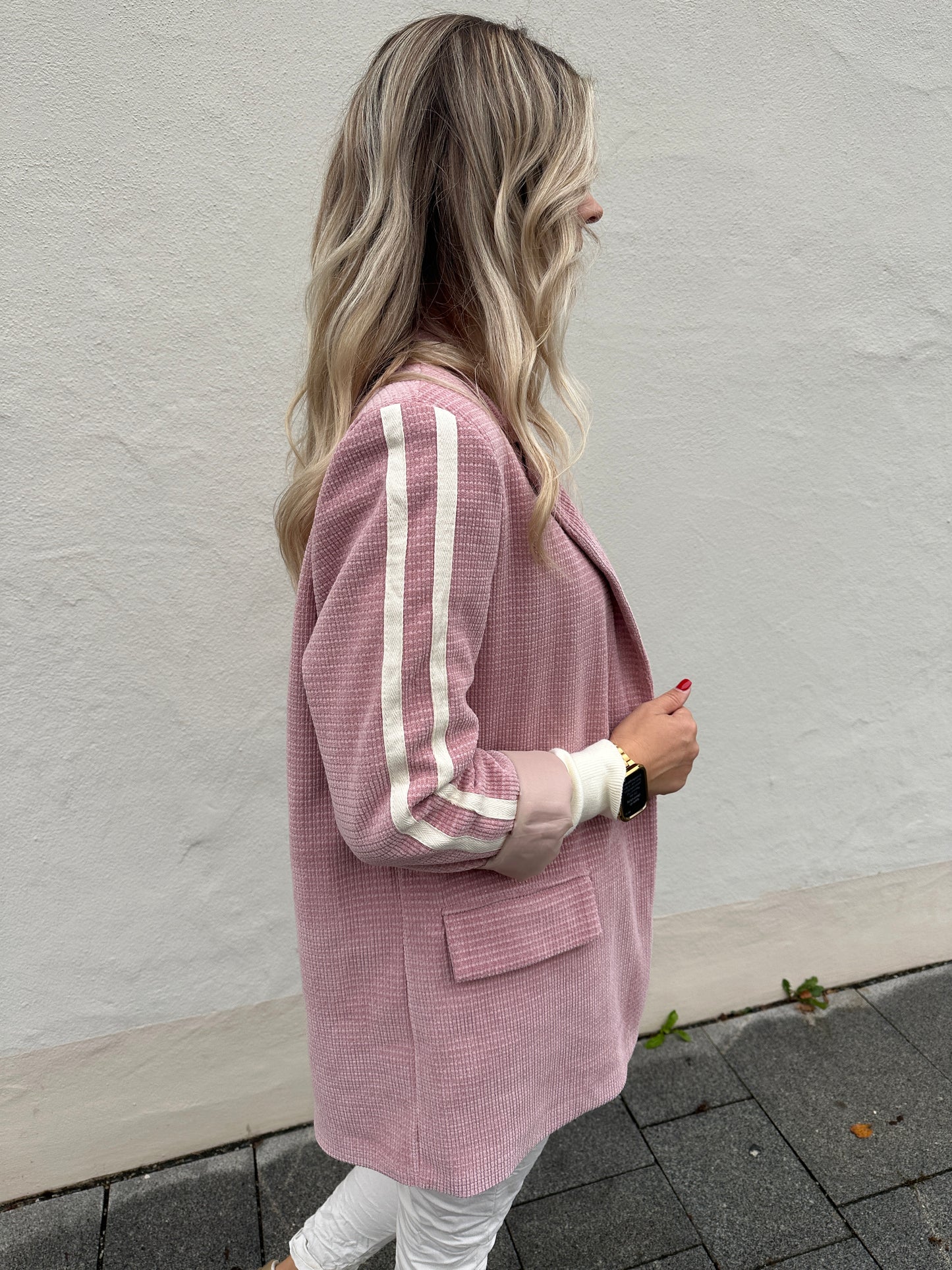 blazer in rosa