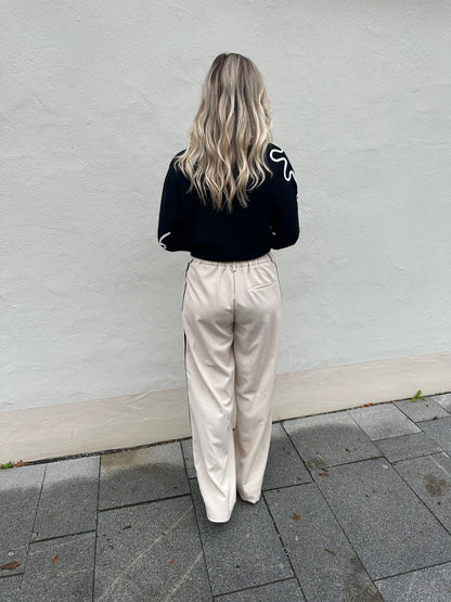 Culotte in Beige mit Streifen