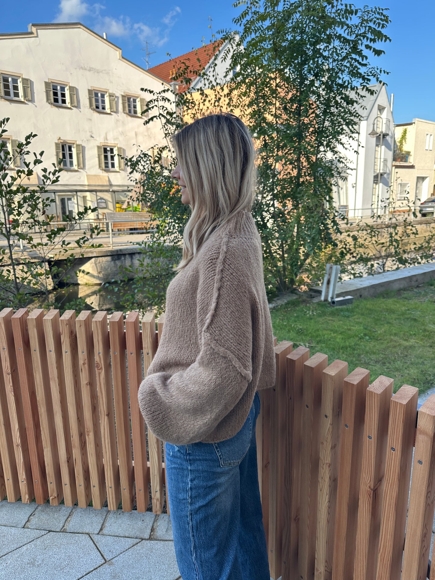 pullover in zimt ( oversize)