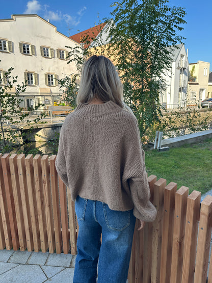 Pullover in Zimt ( Oversize)