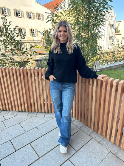 Pullover in Schwarz (Oversize)