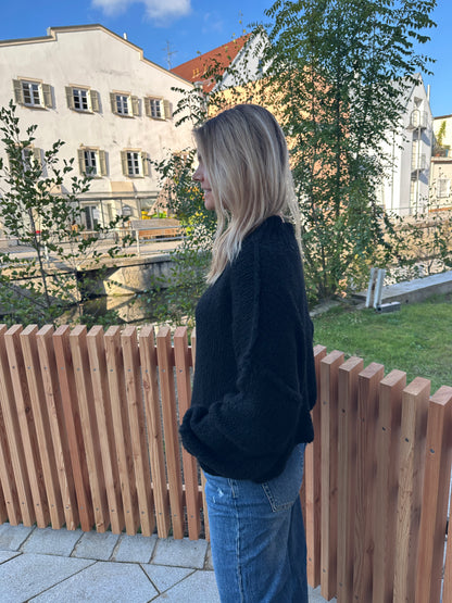 Pullover in Schwarz (Oversize)