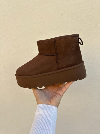 Boots in Schokobraun