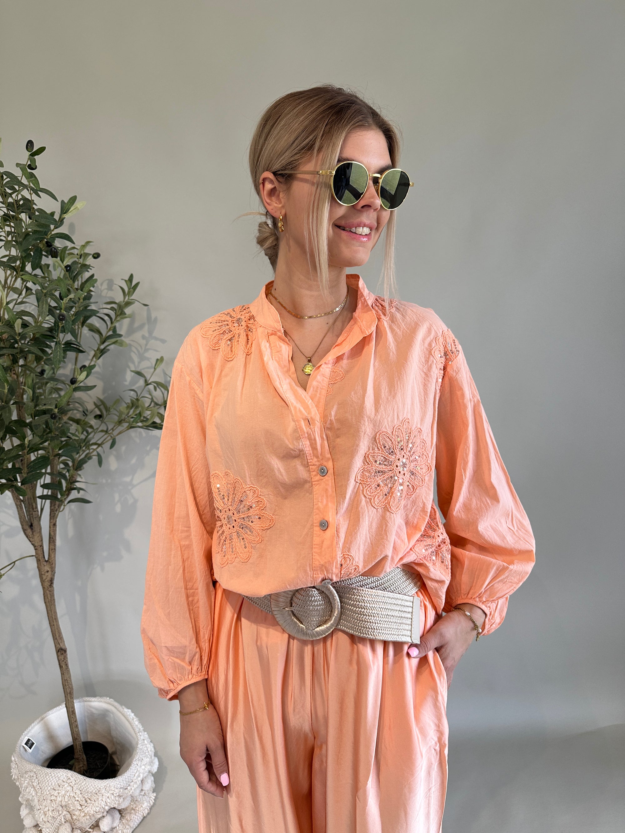 Gummigürtel in Gold