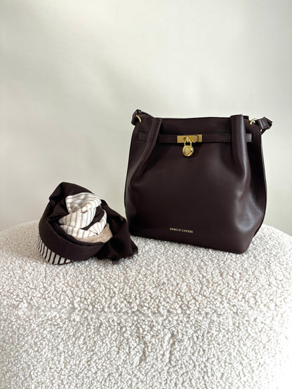 Tasche in Dunkelbraun