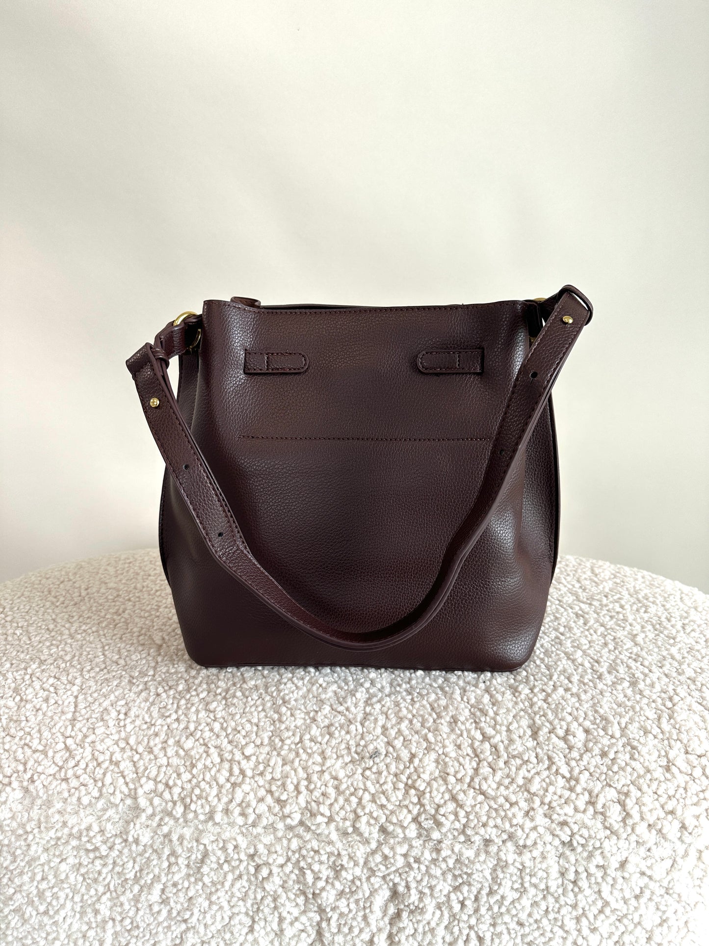 tasche in dunkelbraun