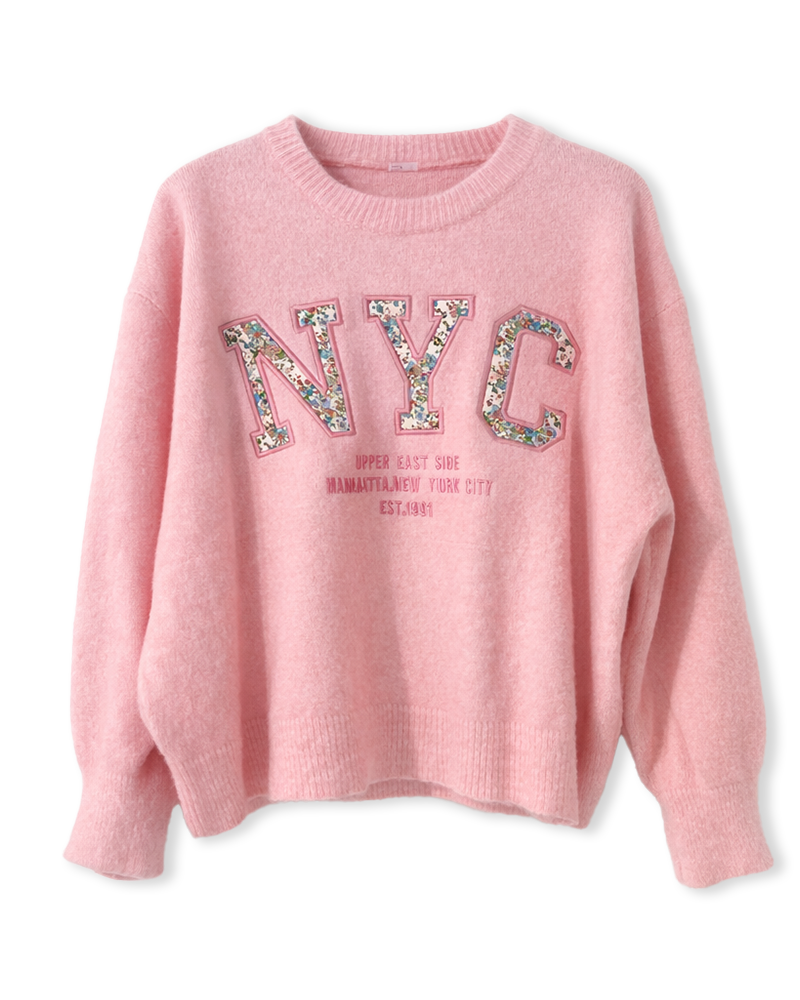 Pullover in Rosa NYL