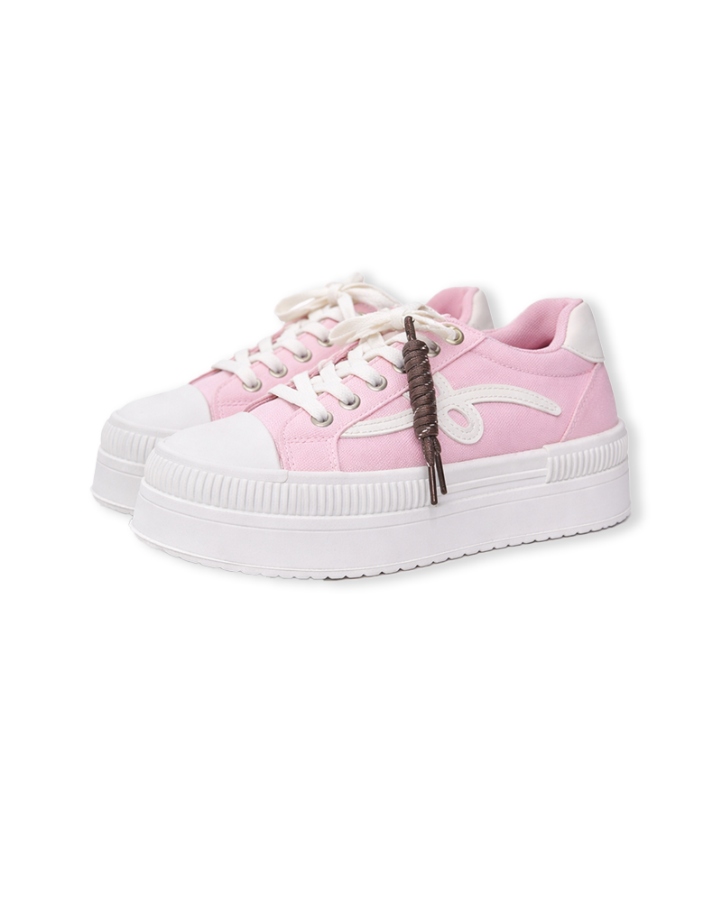 Sneaker in Rosa/Weiß