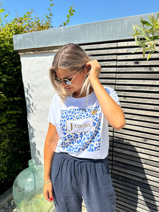 T-Shirt in Blau