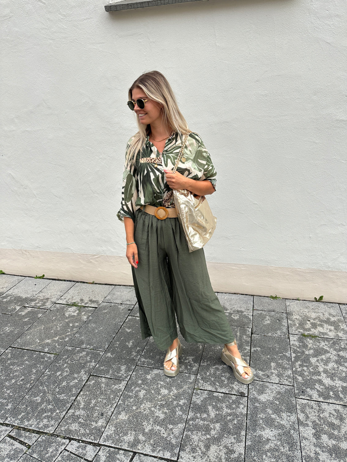 culotte in oliv