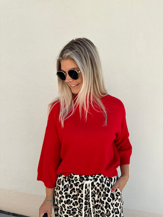 Pullover in Rot