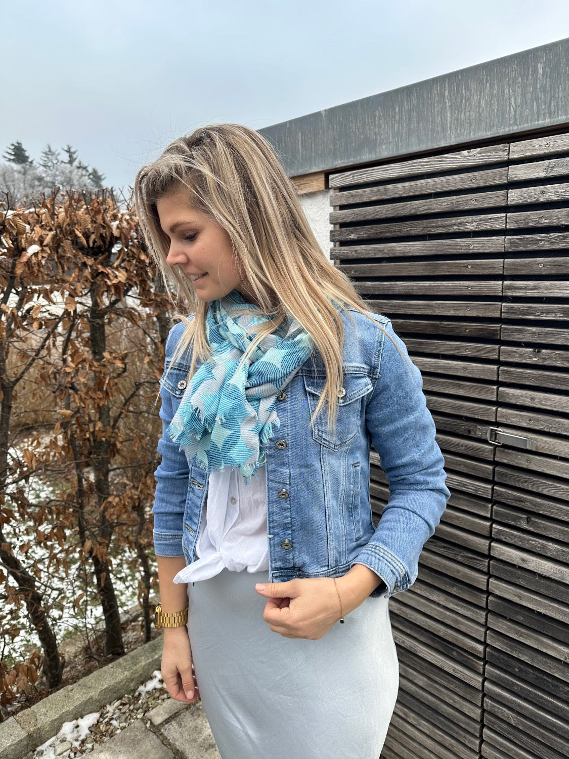 jeansjacke blau